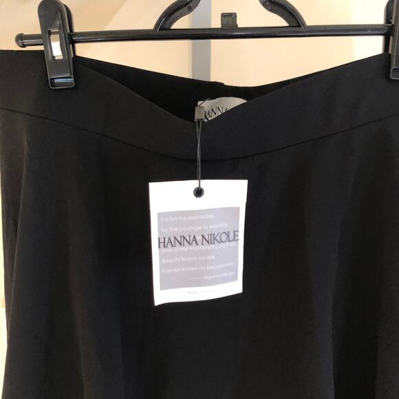 Hanna Nikole NWT Women's Black Skort Stretch Activewear Size 18W - Picture 3 of 9